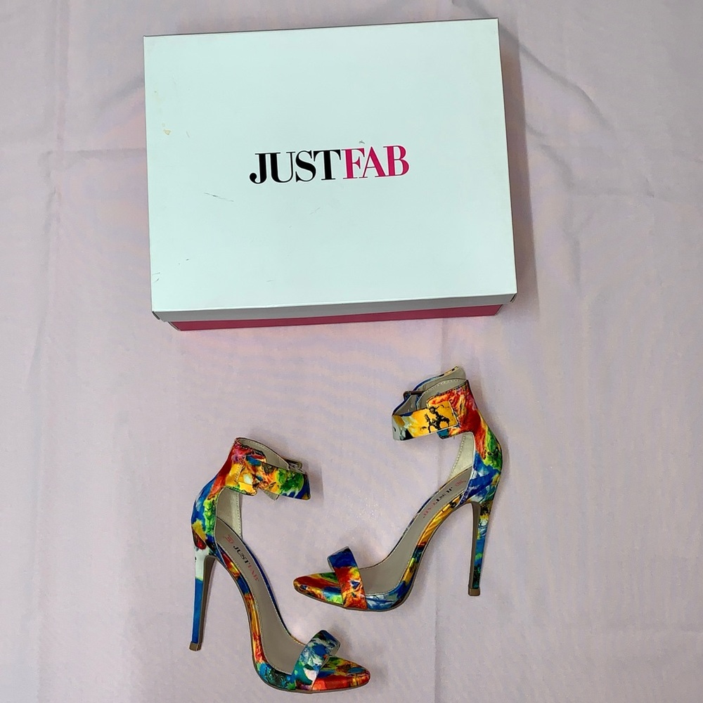 ‼️👠‼️BOGO 50% OFF Pretty multi colored high heels - Picture 2 of 15